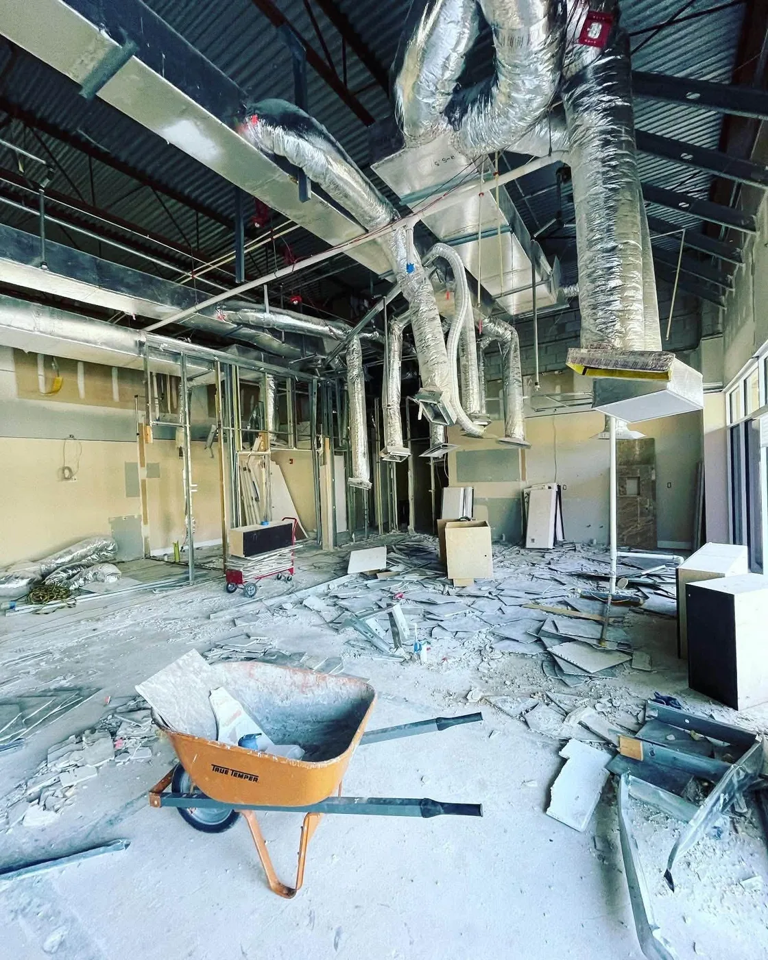 Commercial interior demolition project in Brevard County